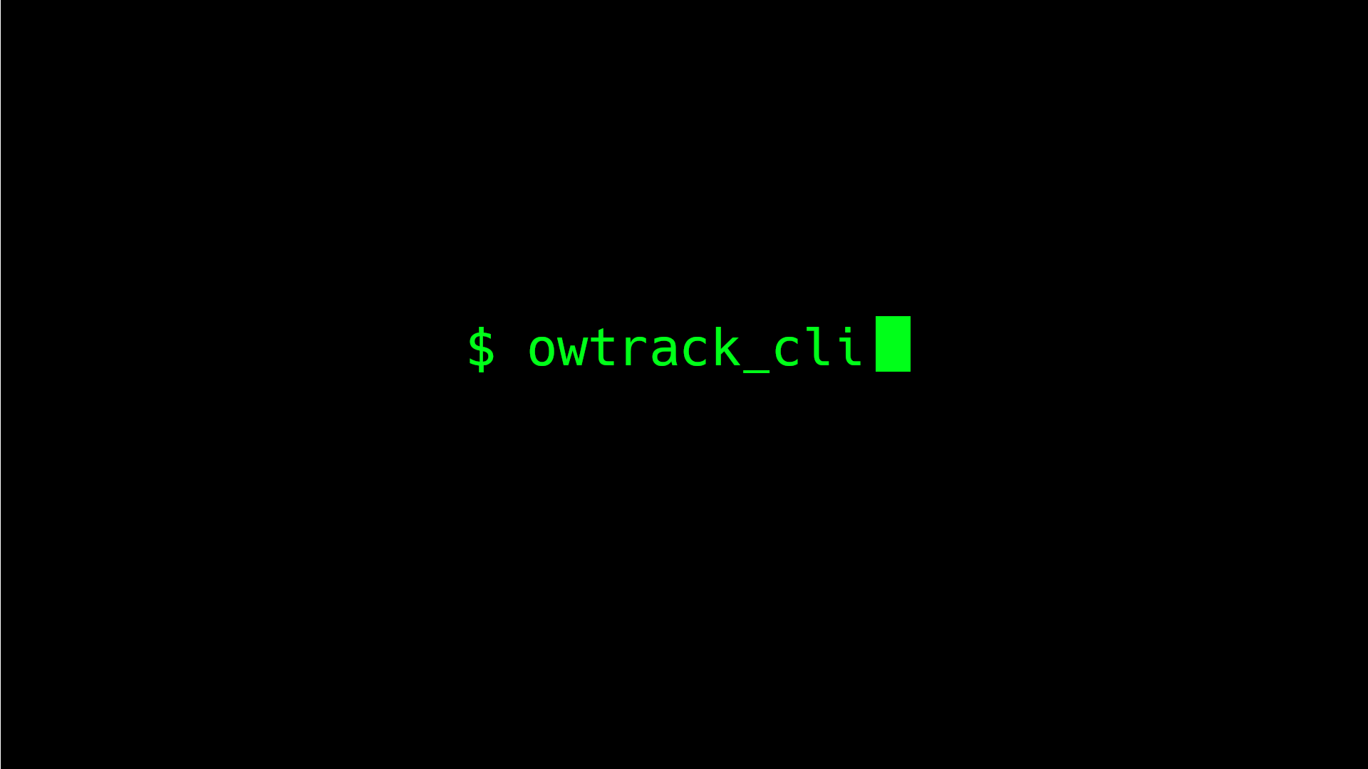OWTrack-CLI Logo