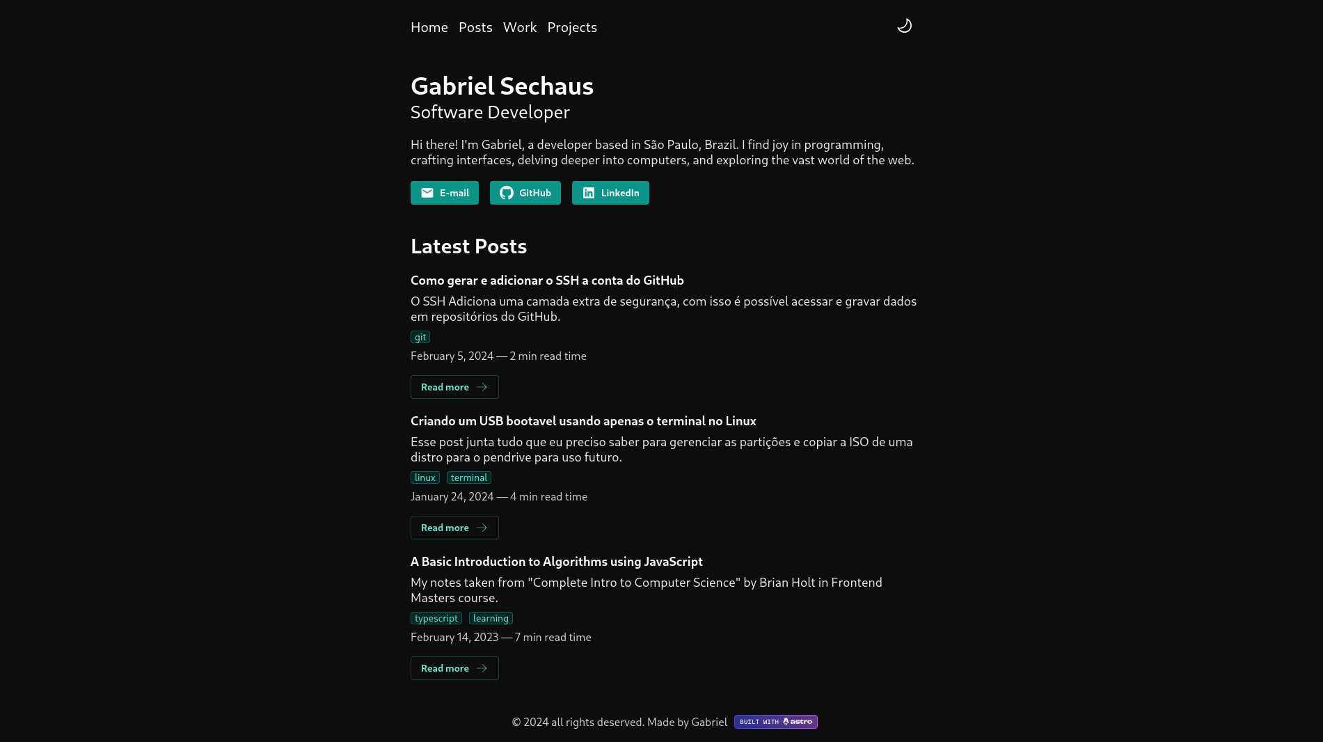 Portfolio Screenshot